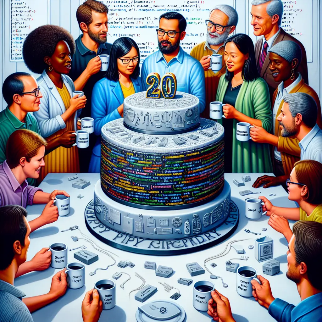 Representation of Git: Celebrating 20 Years of Evolution and User Interaction