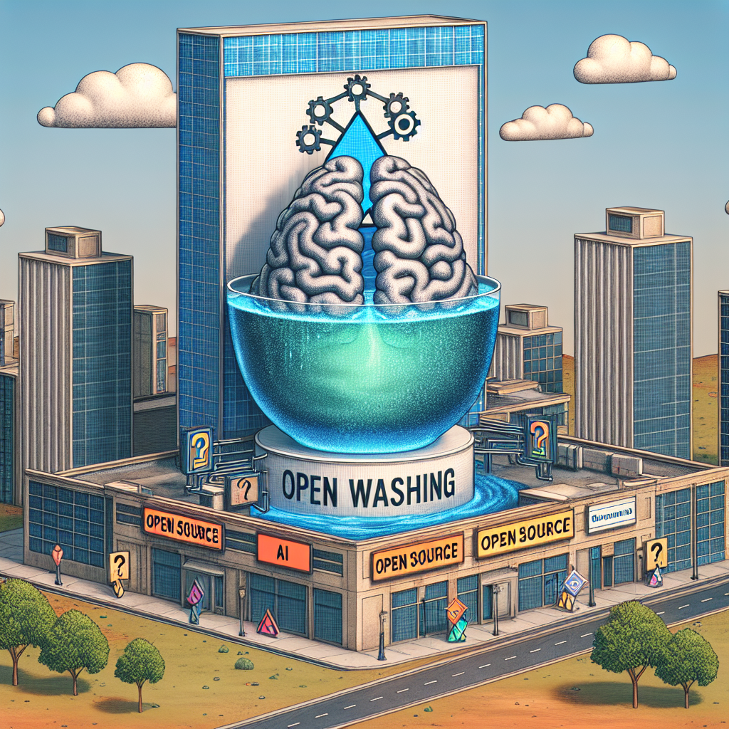 Representation of Meta accused of “open washing” after backing study promoting open source AI benefits